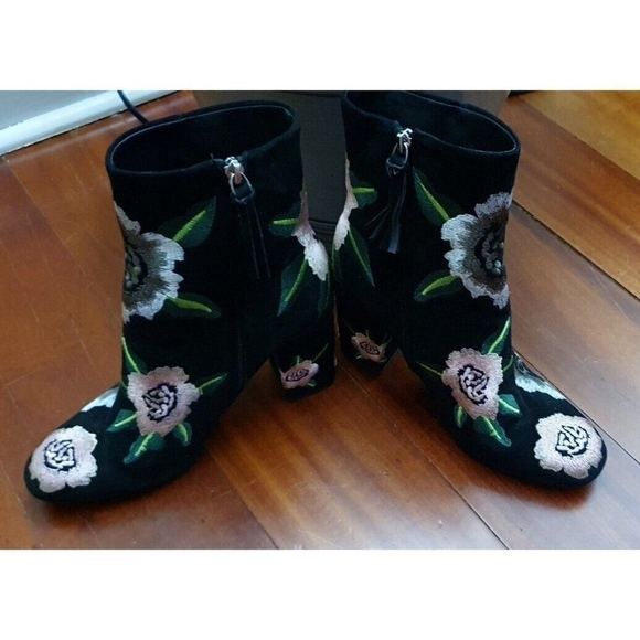 Rebecca Minkoff Embroidered Booty Sze 9,5 - Picture 9 of 13